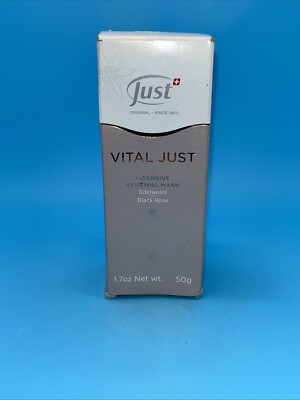 Just Vital Just Intensive Renewal Mask Edelweiss Black Rose 1.7oz