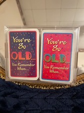 UPC 619820080057 product image for you're so old two deck cards | upcitemdb.com