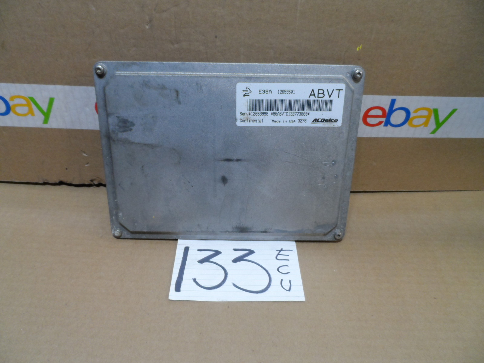 2014 Chevrolet Malibu #133 Engine Computer ECM ECU 12659501