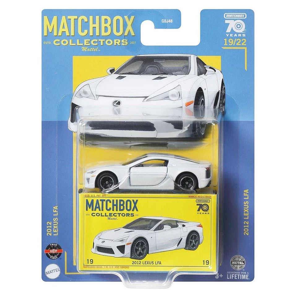Matchbox Premium Collector Series - 2012 Lexus LFA Kids Car Toy Ages 3+ - Mattel