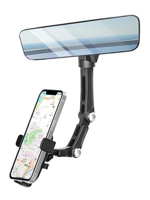 Rearview Mirror Holder for Car, Rear View Mirror Holder, Rotatable and Retrac...