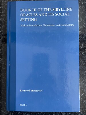 Book III of the Sibylline Oracles and its Social Setting: With an Introduction, 