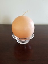 PartyLite Ball Candles With Glass Holder 