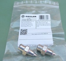 2 RIEGLER Rundd&uuml;se UNS 1/2"-27 Sicherheitsd&uuml;se f&uuml;r Blaspistole Ausblaspistole
