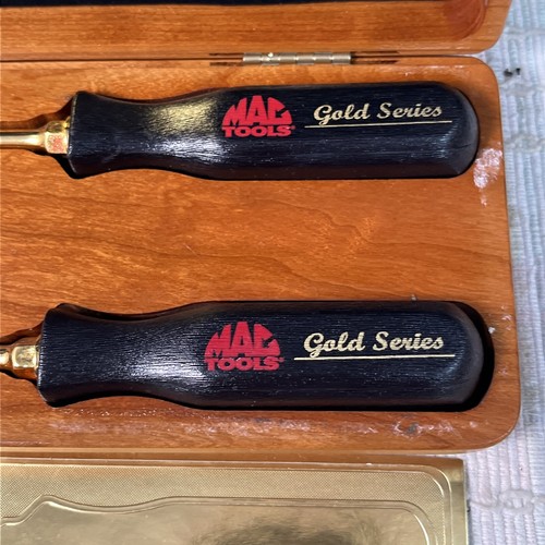 Mac Tools Limited 2002 24K Gold Plated Screwdriver Set, Made in USA, I#M3 - Picture 4 of 13