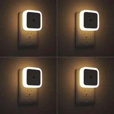 Sujeet Night Light Night Lights Plug into Wall 4-Pack Nightlight Plug in Nigh...