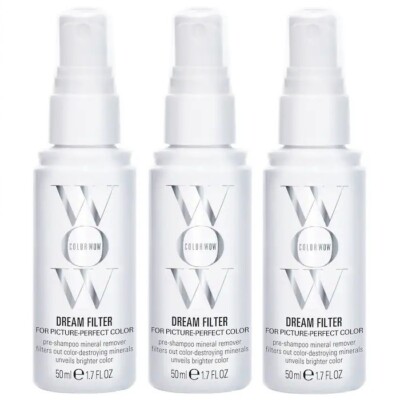 Color Wow Dream Filter Mineral Remover for Picture Perfect Color 1.7 oz - 3 Pack