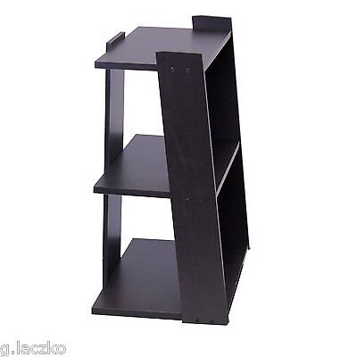 Shelf Ladder Mini Bookcase Storage 3 Tier Case Book Wood Bookshelf