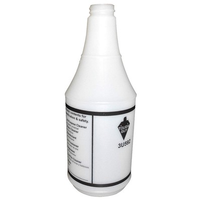 TOUGH GUY 130420 Spray Bottle,24 oz,8 1/2''H,White 3U592
