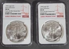 (1) 1990 AMERICAN SILVER EAGLE NGC MS69 EARLY PRODUCTION- US MINT SEALED (880)