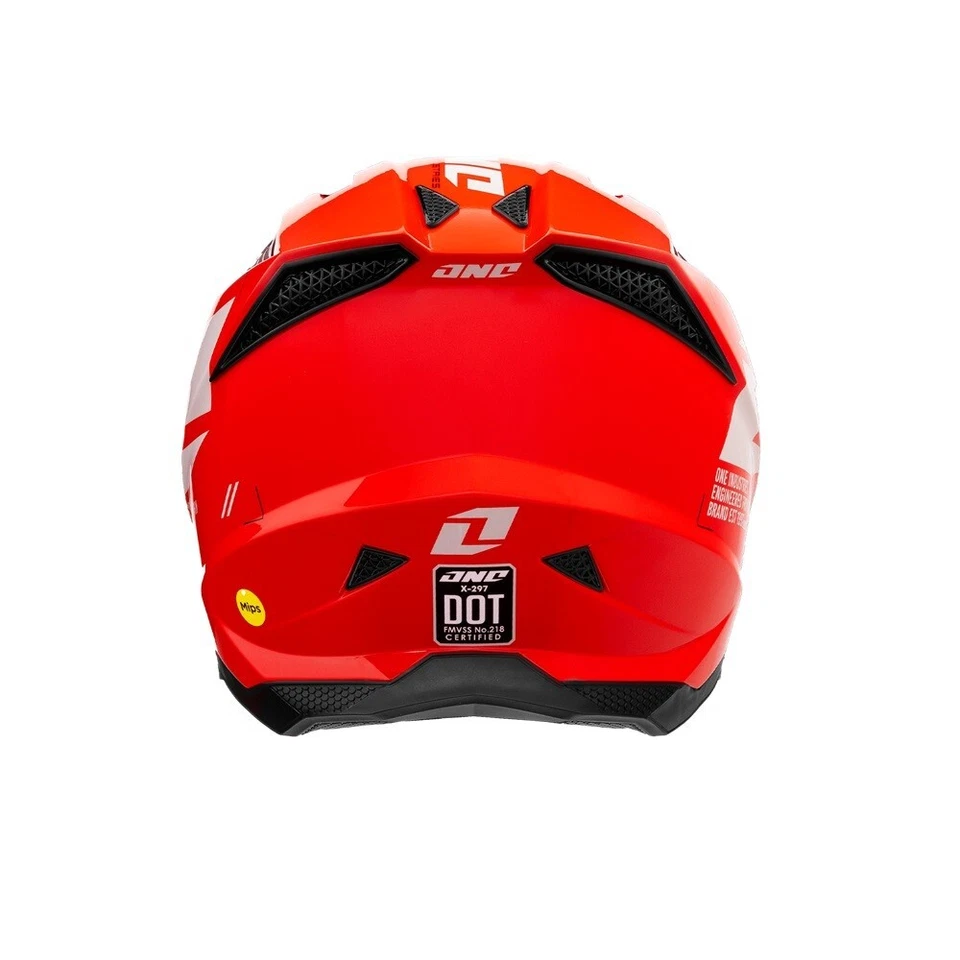 Casco todoterreno ONE Industries X-297 MIPS Focus eléctrico rojo Foto 4 de 4