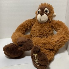 FAO Schwarz Plush 8" Orangutan Monkey Hanging Stuffed Animal Toys 'R' Us
