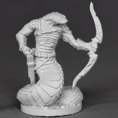 Reaper Dark Heaven Legends 03916 Nagendra Warrior Archer Snakeman Bow Yuan-ti
