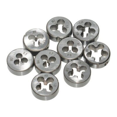 High Hardness Alloy Steel Metric Left Hand Thread Die Set for Precise Metalwork