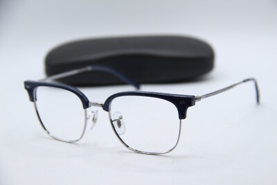 NEW RAY-BAN RB 7216 8210 BLUE GUNMETAL AUTHENTIC FRAMES EYEGLASSES 51-20