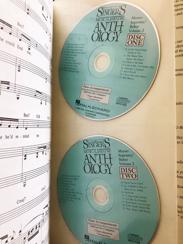 THE SINGERS MUSICAL THEATRE ANTHOLOGY V.2-Mezzo-w/ 2 CD's Songbook-Broadway-NEW - Picture 5 of 5
