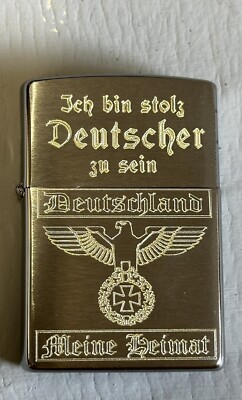 ZiPPO DEUTSCHLAND MEINE HEIMAT + GRATIS GRAVUR  mit oder ohne Geschenk Set