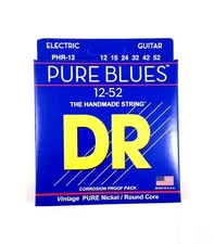 DR Guitar Strings Electric Pure Blues Vintage Pure Nickel 12-52