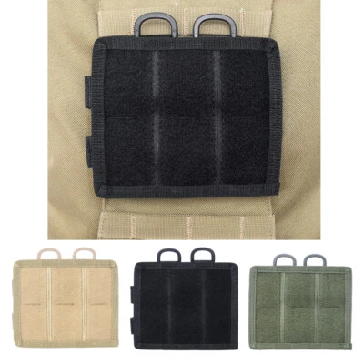 Hook and Loop Tactical Morale Patches Board Molle Attachment for Molle Backpack