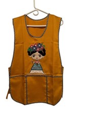 Frida Kahlo Apron Women Classic Embroidered Mexican Artisan One Size