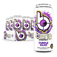 Energy Purple Haze, Sugar-Free Energy Drink, 16 Ounce Pack of 12 