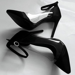 lucite kitten heels
