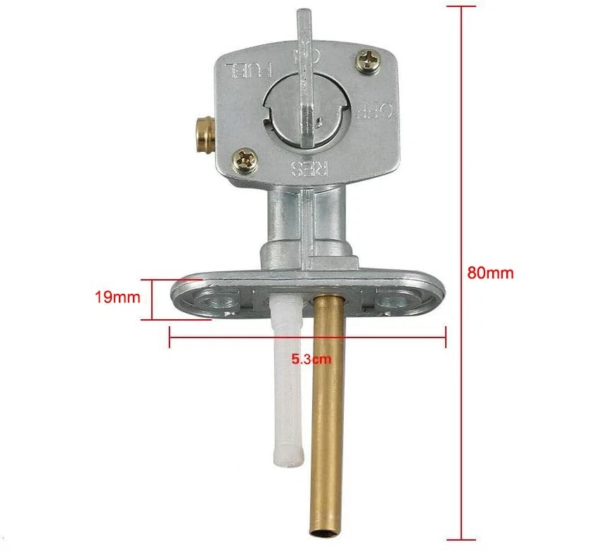 Válvula de interruptor Petcock del tanque de combustible de gasolina Kawasaki KLX250 Kawasaki KLX250R 1994-1996 Foto 2 de 3