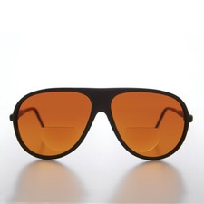 Bifocal Pilot Reading Sunglass with Amber Lens 1.50 - Alpha