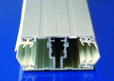 Aluminium Schraubprofil | Mitte | Silber