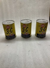 3 - NOS Hastings Casite 3-C Oil Additive Full Tin Hastings Michigan USA Old Stoc