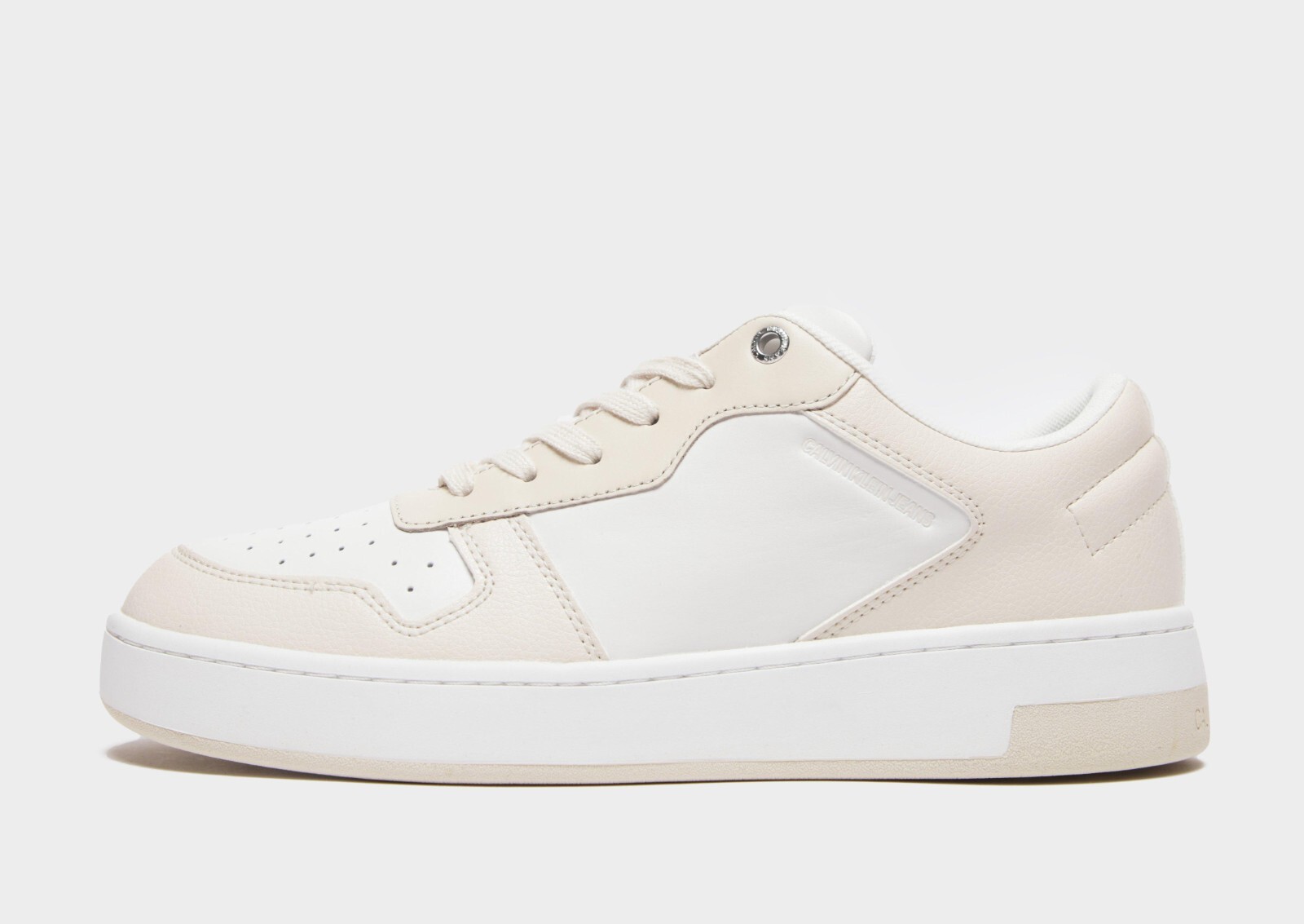 Джинсовая подошва Calvin Klein Korb (Damen Größe, Великобритания, 8 41 евро) weiß/Musselin