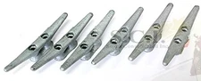BOATER SPORTS MARINE DOCK CAST IRON GLAVANIZED 6" DOCK CLEATS -  BOX OF 6