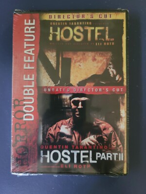 HOSTEL and HOSTEL Part II Unrated Director's Cut (DVD, 2006, 2007)