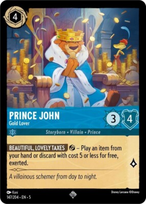Prince John - Gold Lover 147/204 | Regular Shimmering Skies NM