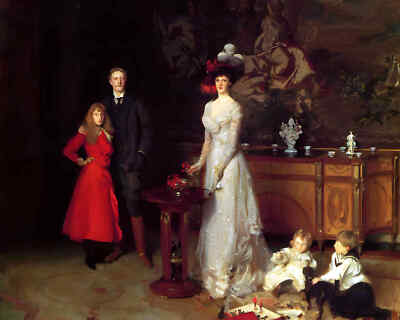 The Sitwell Family 1900 Painting by John Singer Sargent 8x10'' Art Print