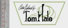 Surfing California Tom Hale Surboards 1960s Ventura, CA  Patch NO TARIFF