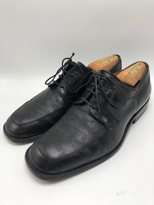 Brass Boot - Italy Black Leather Round Toe Dress Oxfords  display picture 1