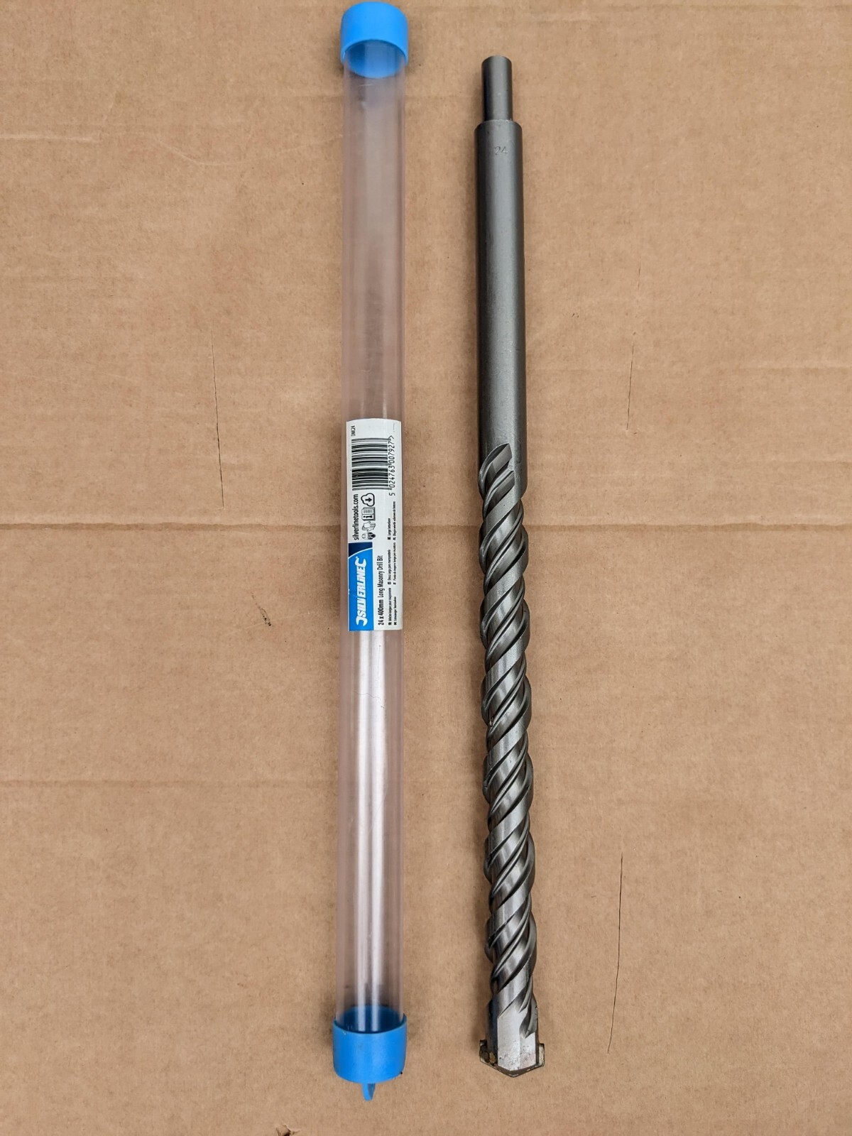 SILVERLINE 24MM X 400MM MASONRY DRILL BIT EBay silverline-24mm-x-400mm-masonry-drill-bit-ebay