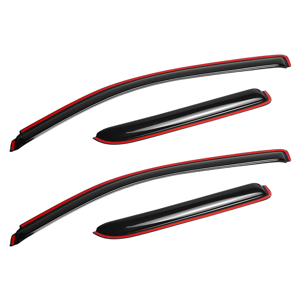 Viseira de janela genuína Chevrolet Silverado 2014-2018 protetor contra chuva defletor de ventilação - Imagem 4 de 4