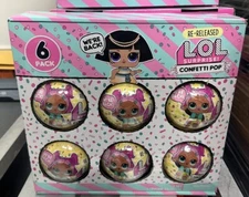 LOL Surprise Confetti Pop 6 Pack  Re-Released Dolls New and Unopened