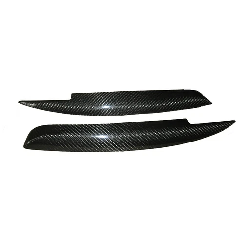 For BMW 1Series Carbon Fiber Eyelid Eyebrows Lids Headlight Molding Trim Covers - Picture 5 of 12