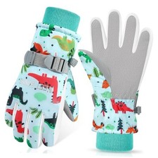Winter Gloves for Boys Girls Kids Snow Gloves Toddler Large 10-12 Years Blue