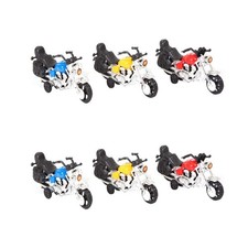 2 PCS Motorbike Party Decorations Toy Mini Motirbike Model Figurine