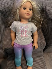 American Girl Truly Me Just Like You Doll Blue Eyes  Blonde Hair Long Hair 2017