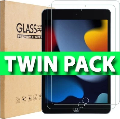 SBOX 2 PACK Tempered Glass Screen Protector for iPad 11 10 2022 11 Pro Air 4 5 10.9"