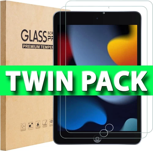 2 PACK Tempered Glass Screen Protector for iPad 11 10 2022 11 Pro Air 4 5 10.9"