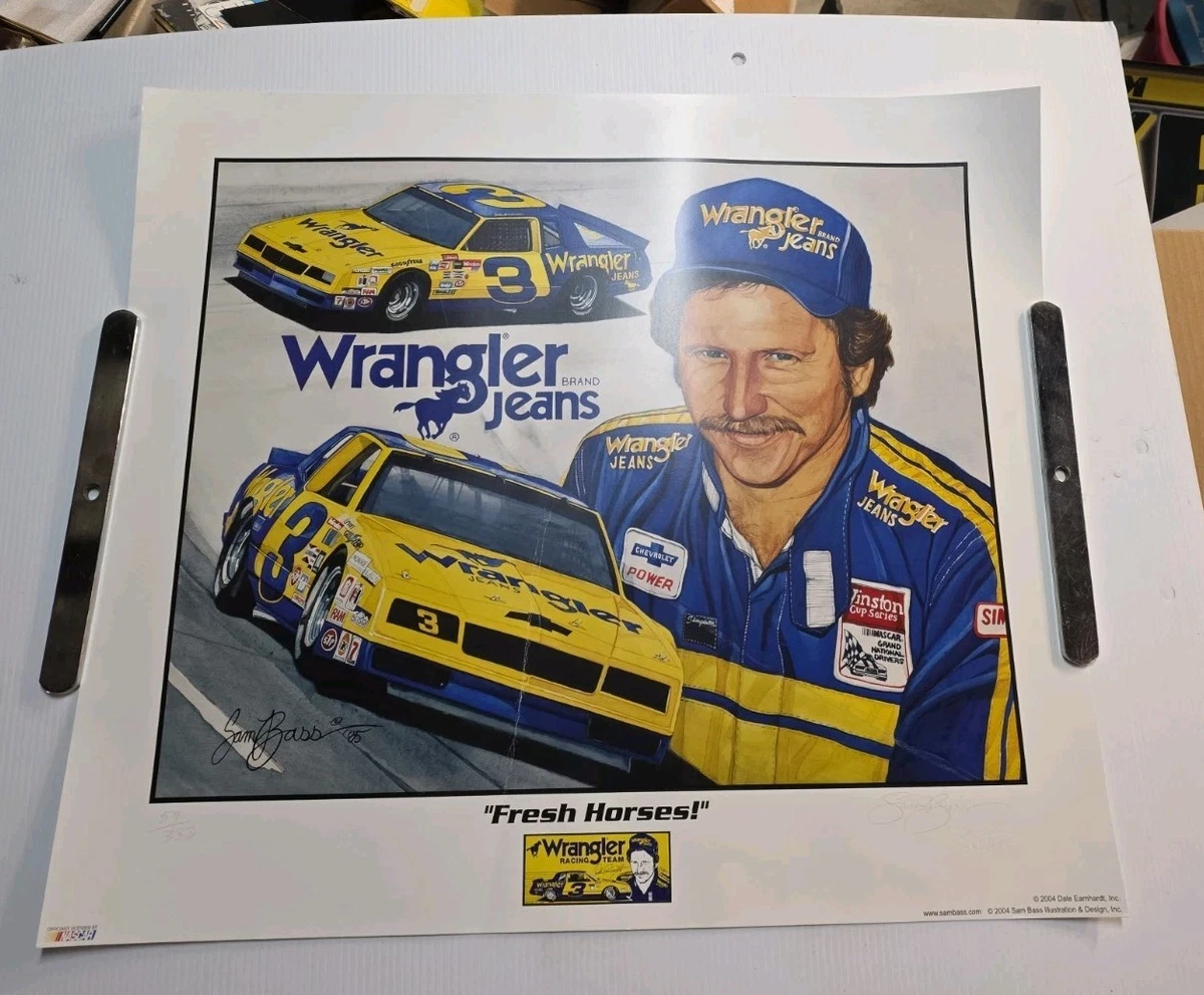 Dale Earnhardt NASCAR Original Autographed Lithographs, Posters