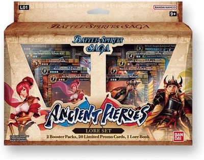 Battle Spirits Saga Ancient Heroes Lore Set L01 English SEALED!