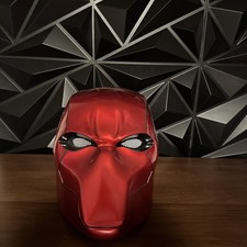 Red Hood Helmet 1/1 Wearable Cosplay Mask LED...