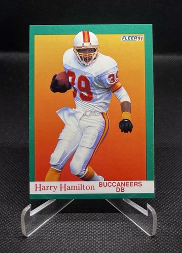 1991 Fleer Football Harry Hamilton #376 Tampa Bay Buccaneers - Picture 1 of 2